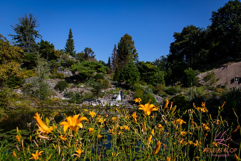 Bruidsreportage Botanische Tuinen