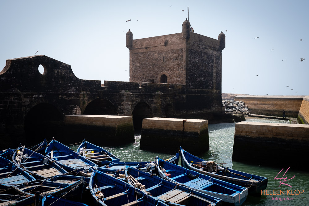 Bootjes in de haven van Essaouira