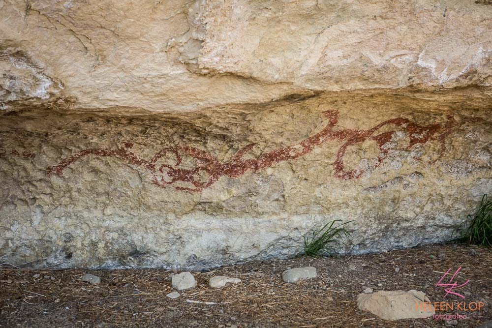 Takiroa Maori Rock Art bij Duntroon