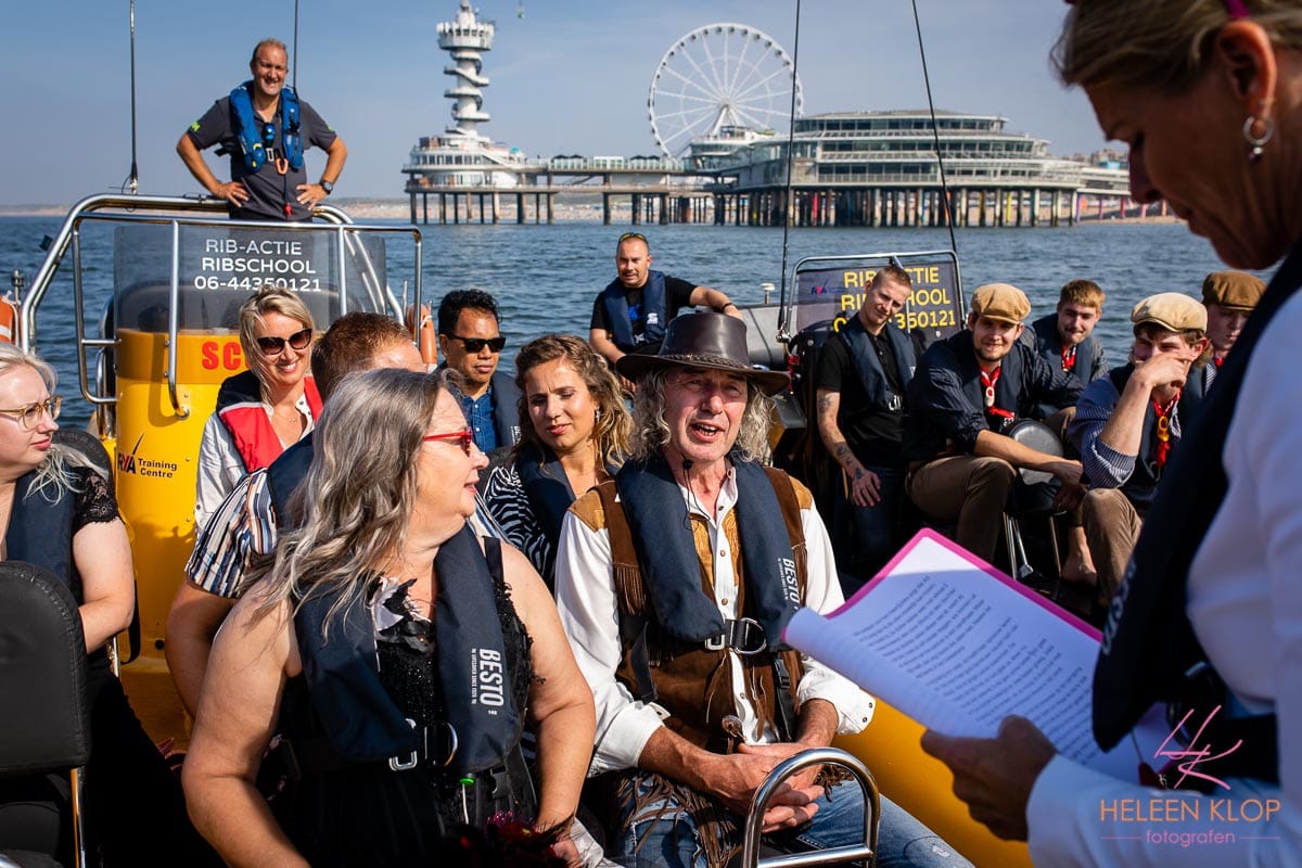 Trouwen Op In Een Ribboot Scheveningen