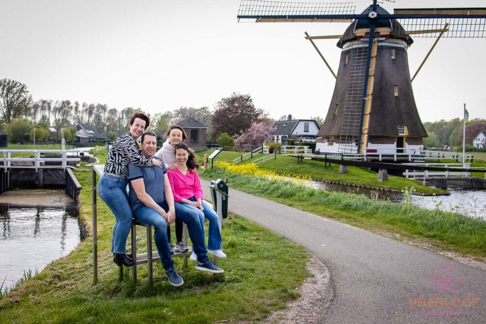 Gezinsreportage Bij Molen Van Polder Westbroek