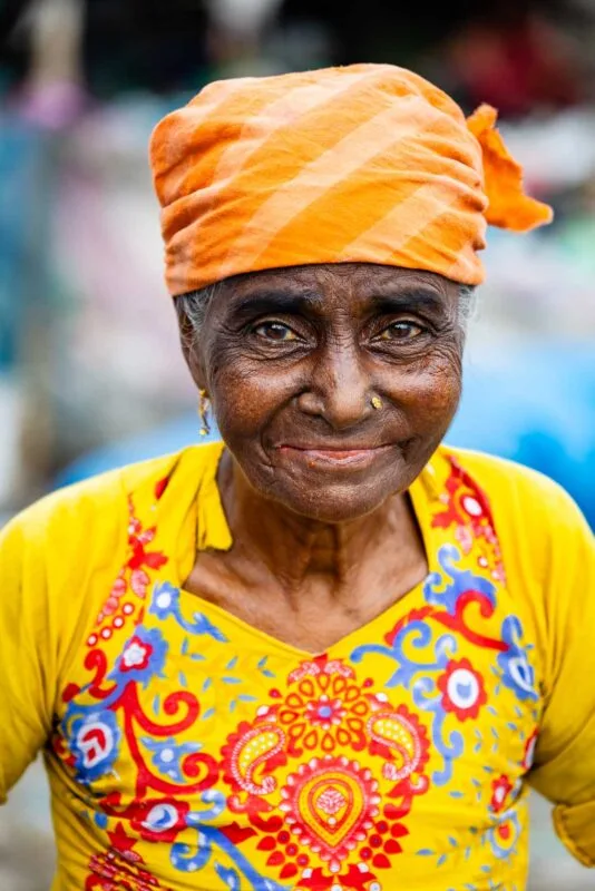 Bangladesh portrait old lady