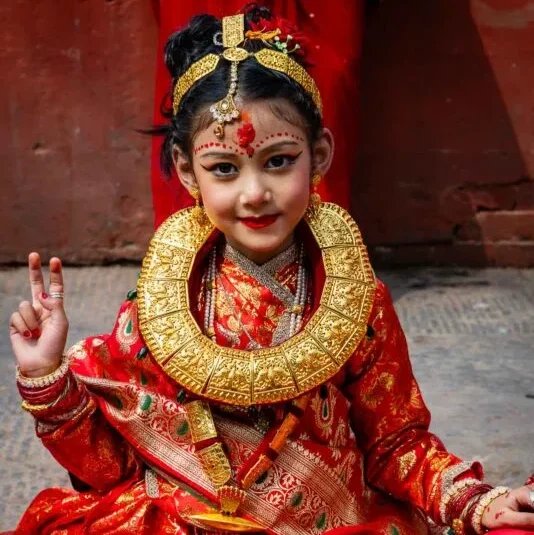 Little Goddess Patan Nepal