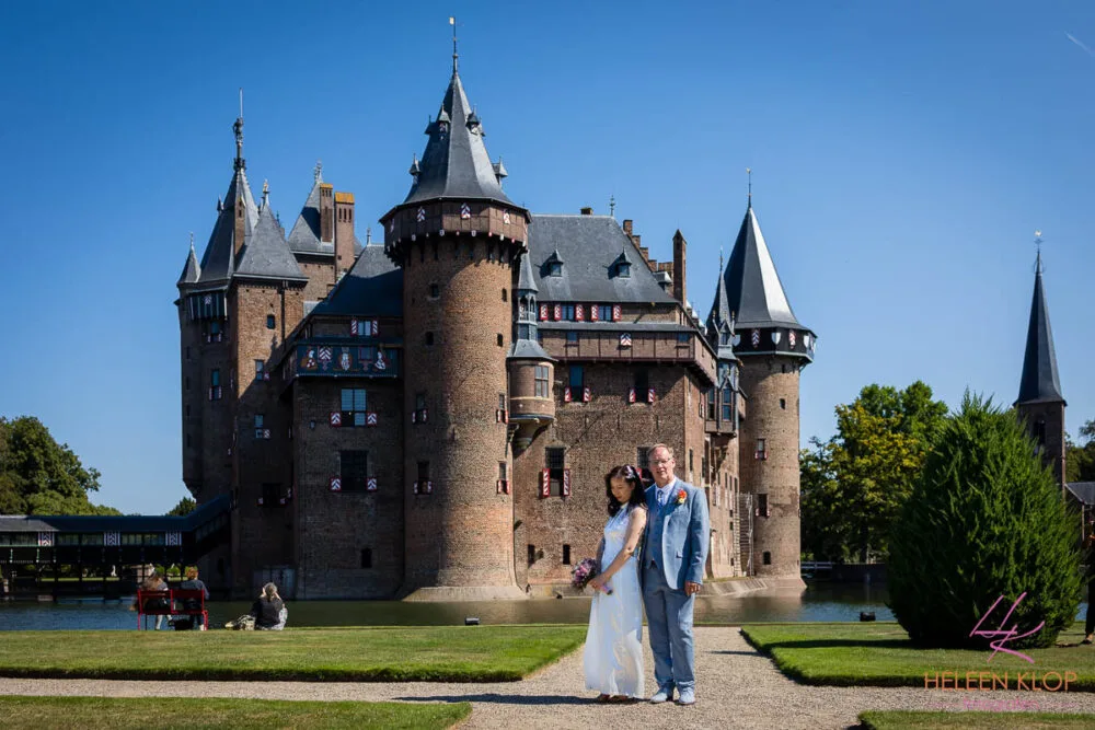 Bruidsreportage bij Kasteel de Haar