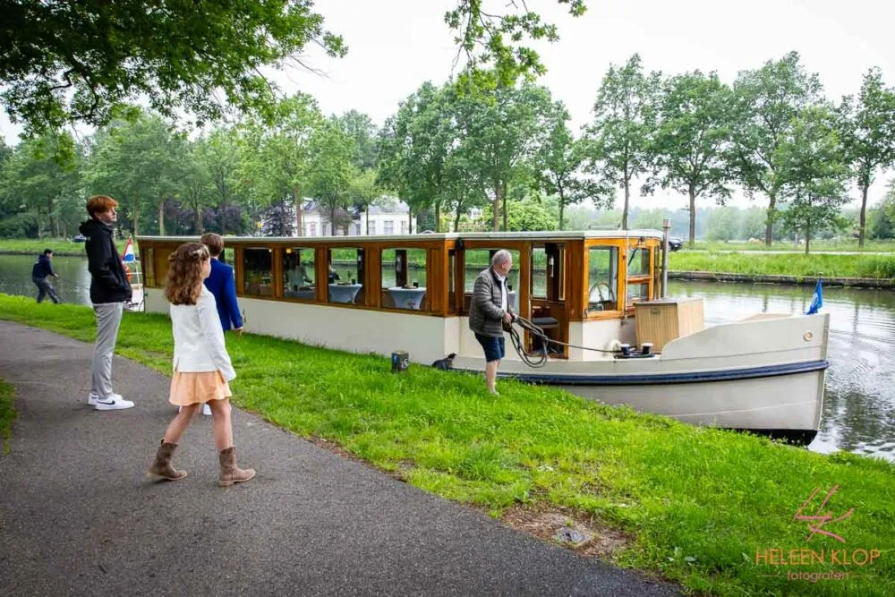 Met de boot naar buitenplaats Goudestein Maarssen