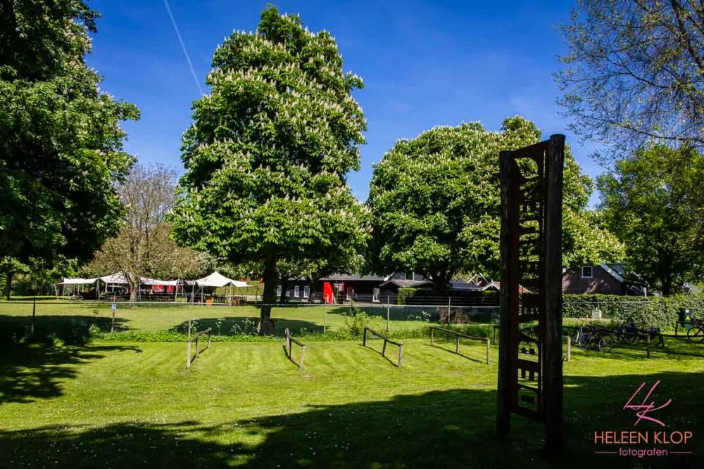 Veel groen bij fort de Batterijen