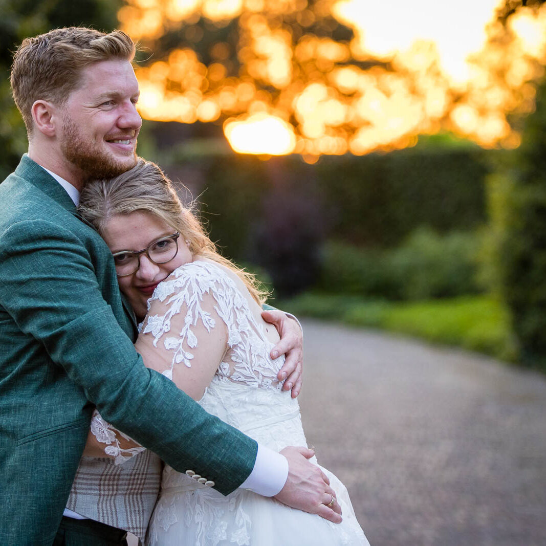 HELEEN KLOP Fotografen Trouwen Bruiloft Utrecht tijdens Zonsondergang