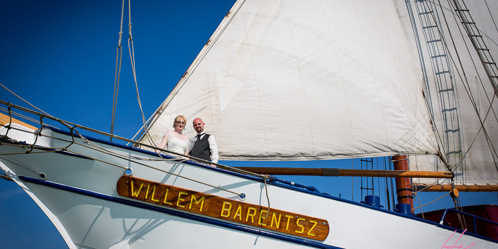 Bruiloft In Amsterdam En Lelystad Op De Willem Barentsz Zeilschip