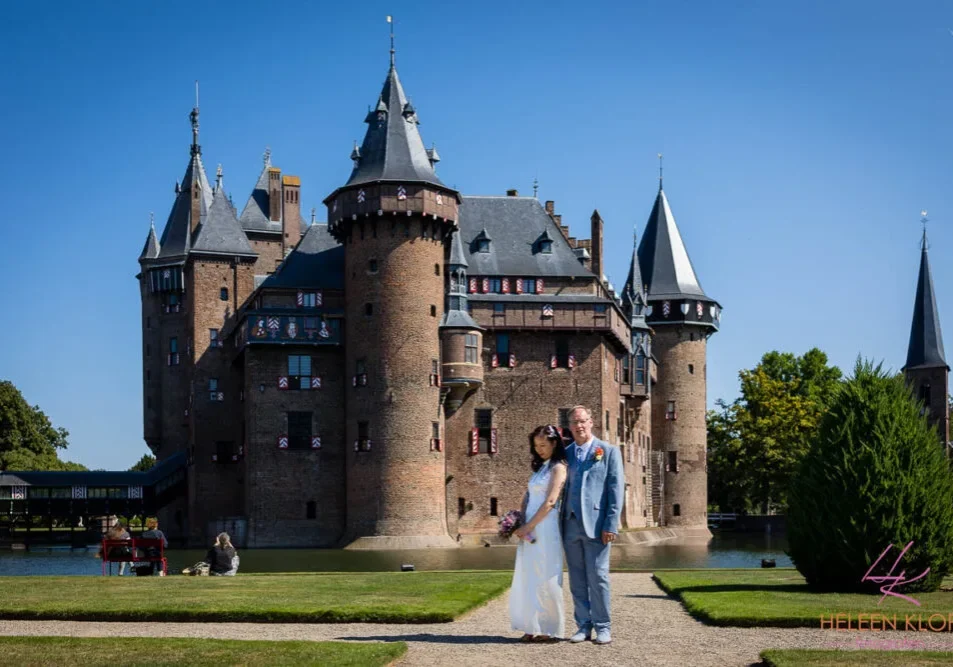 Bruidsreportage bij Kasteel de Haar