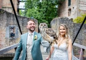 Trouwen Bij Kasteel Duurstede Met Uil